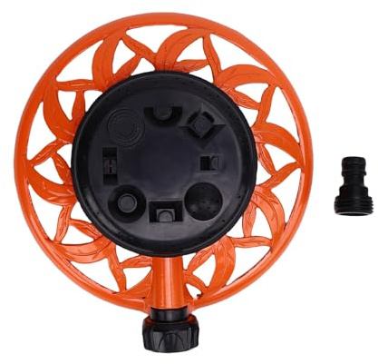 TOPINCN Sprinkler à la Pelouse avec Base Décorative en Métal, Gicleurs de Jardin D'arrosage de Jardin 8 Motifs Têtes Réglables pour Les Jardins de Yards de Pelouse (Style européen)