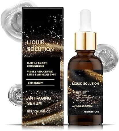 Sérum anti-âge liquide, solution de vitamines C et E pour les rides, stimule le collagène, repulpe la peau, lisse les rides et ridules