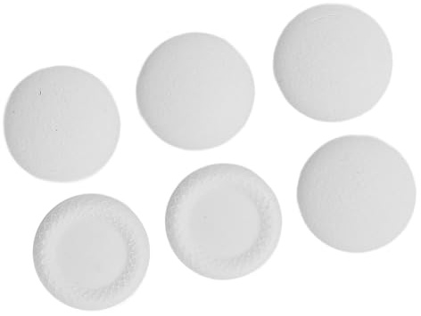 Vvikizy Thumbstick Caps, 6 i 1 Utbytbara Stick Grepp med Blandade Höjdkombinationer, för Edge Controller (Vit)