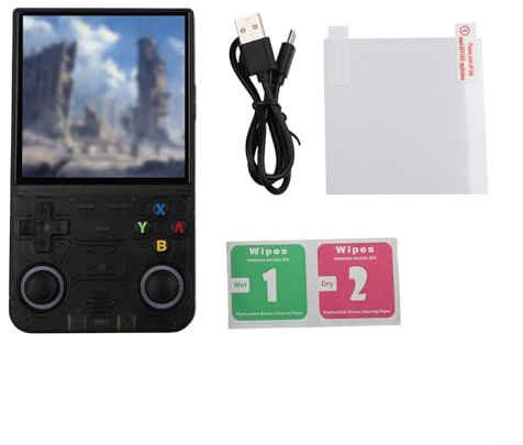 Console de jeu portable R36 Ultra 128 Go : écran HD de 4, batterie 3500 mAh - Revivez le plaisir rétro (violet)