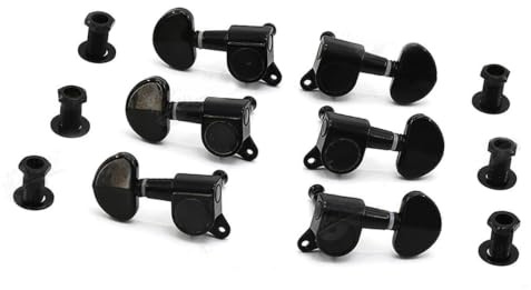 Gitarrstänger Stämmare För Akustisk/elektrisk Gitarr Folkstil Helt Sluten 45 Graders Stämningsrundt Huvud Guld/Silver/Svart(Black)