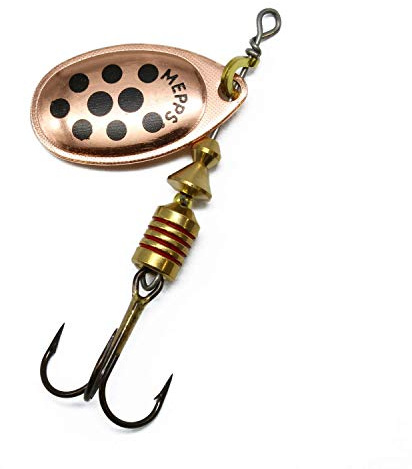 Mepps Aglia Spinner Copper Black Dot #13,5g, 1 Stück