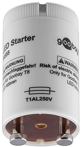 goobay 10er Set LED Starter für LED Röhre T8