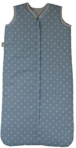 Italbaby sovsäck natt 110 cm blå prickar