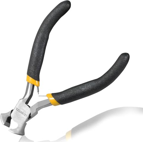 LEONTOOL Endschneidzange 11,4 cm Nagelentferner Werkzeug Nagelzieher Werkzeuge Heftklammer Puller Flush Cut Zange Drahtschneider für Handwerk Endzange Zange Trim Kerzendochte Heftklammerentferner