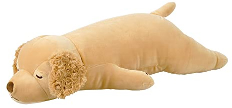 NEMU NEMU Peluche - Sora le Chien Golden Retriever - Coussin à câliner - Ultra doux - Taille L - 56cm