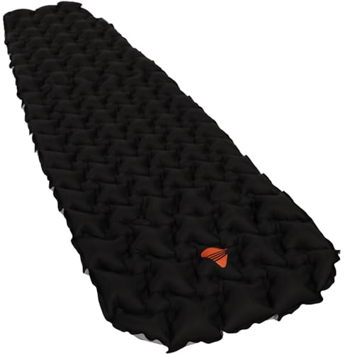 Vango Aotrom Thermo 5 Grau-Schwarz - Leichte ergonomische Thermo-Schlafmatte, Größe 185 cm - Farbe Anthracite