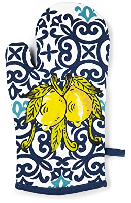 Excelsa Amalfi Guanto da Forno, Taglia Unica, Fodera 100% Cotone, Imbottitura in Poliestere