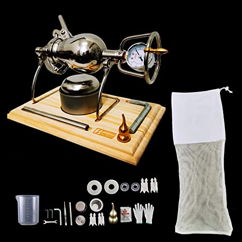 Mini Popcorn Maker, Chinese Vintage Mini Popcorn Machine, Pressure Popcorn Popper, Air Popper Popcorn Maker for Family Gathering Party Fun