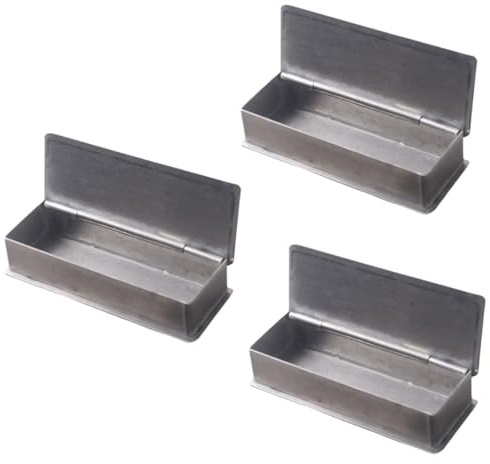 TOPBATHY 3 Stücke Box Moderne Edelstahl Retro Zahnstocher Box Für Decor Hotels Restaurants