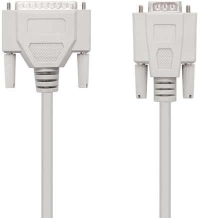 Blendend DB9 auf DB25 Null Modem-Kabel, 1,8 m, Datenübertragung, verbindet serielle Geräte, ideal für Kommunikation und Informationsübertragung.