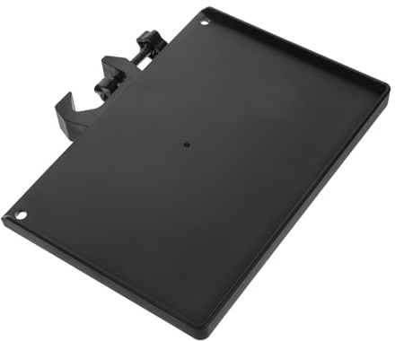 Toyvian Ablagefach and Live Sound Tray Mikrofonständer aus Kunststoff in Schwarz mit Praktischem Mikrofonhalter for Professionelle Umgebungen and Kleine Bereiche