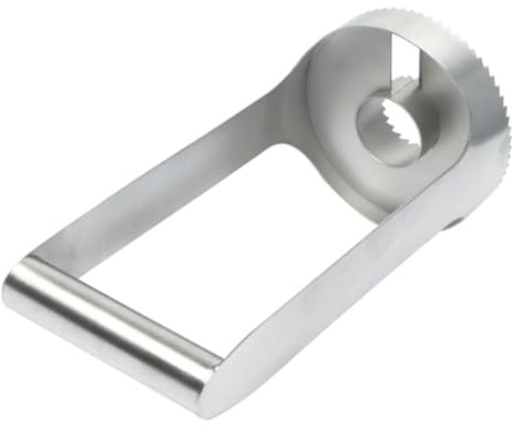 SOLUSTRE Outil Cuisine en Acier Inoxydable pour Éplucher, Vider et Trancher L'ananas Design Monobloc, pour Préparer Facilement Les Fruits Frais