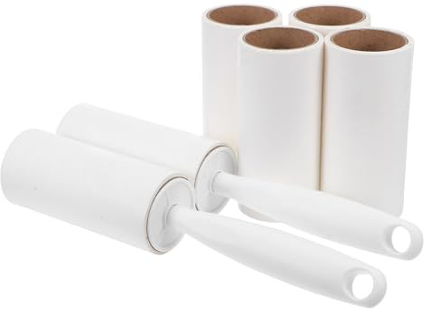 VICASKY 8pcs Compact Lint Rollers Refill for Travel Lint Roller Pet Hair Remover Refillable for Dog Hair Reusable Sticky for Clothes and Upholstery
