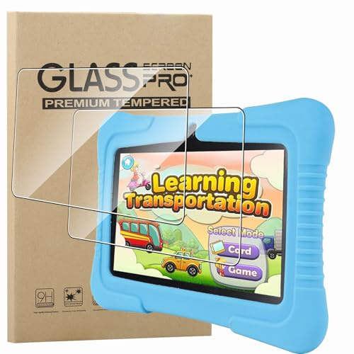 KZIOACSH 2 Pack Screen Protector for YESTEL Tablet 10 Inch Android 15/YESTEL D3, Ultra Clear 9H Hardness Touch Sensitive Anti-Scratch Anti-Fingerprint Protective Tempered Glass Film