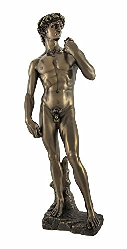 David von Michelangelo Statue 12 in brüniert.