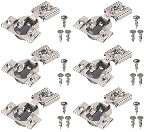 Blum 38 N355be08 compacto roble 1/2 Overlay Blumotion Bisagra, Pack of 6, 6
