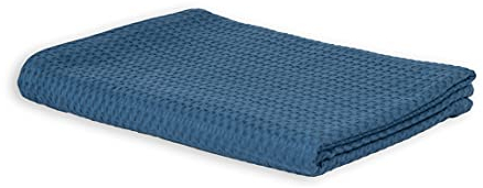 LANGDHUUS Baumwoll-Tagesdecke 150x220 cm – vielseitiger Überwurf für Wohn- und Schlafbereich – angenehme Textur