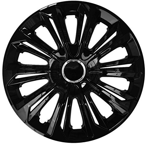 Enjoliveurs Strong Noirs LAQUÉS 4 Pcs (16)