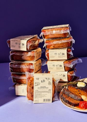 KoRo - Steak de seitan bio à la méditerranéenne 12 x 250 g
