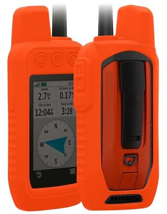 kwmobile Hülle kompatibel mit Garmin Alpha 300 / Alpha 200 - Schutzhülle für GPS Handgerät in Orange