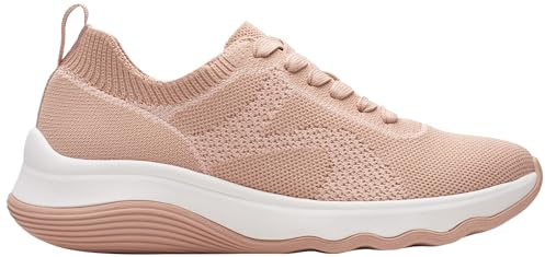 Clarks Circuit Tie, Scarpe da Ginnastica Donna, Pale Peach, 42 EU