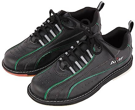 Womens Bowling Sports Shoes, Ladies Bowls Shoes Breathable Fashion Bowling Athletic Gym Sneakers,Black,3 UK