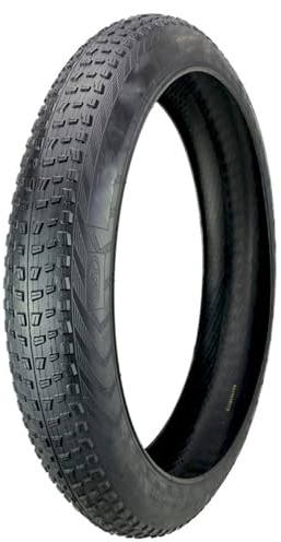CuteHairy Fat Bike Tires, 20 x 4.0 Widened Anti-Slip Rubber Snow Tire, Folding Electric Bicycle Replacement C1752 20x4.0