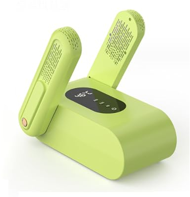 JITEM Electric Shoe Dryer w/Adjustable Foldable Rack & Timer Portable Shoe Drying Warmer Boot Dryer Silent & Quick Drying for Work Boots Gloves