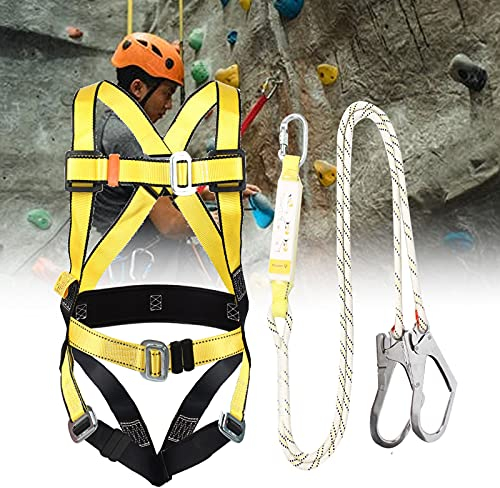 SwaYve Safety Harness Kit, Fall Arrest Climbing Harness, Fall Arrest Safety Harness Scaffold Construction Work Fall Protection Harness