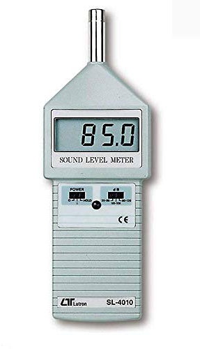 Decibelmetro di classe II/Misuratore di livello di rumore/Misuratore di livello sonoro/Dosimetro (intervallo: da 35 a 130 dB) insieme al certificato di calibrazione
