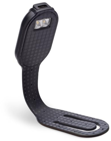 Flexilight RC (Black Dots) - wiederaufladbares Leselicht - 2 in 1 Leselampe & Lesezeichen - LED Leselicht - Geschenk für Leser, Buchliebhaber - Deutsche Ausgabe: Leselampe & Lesezeichen in einem