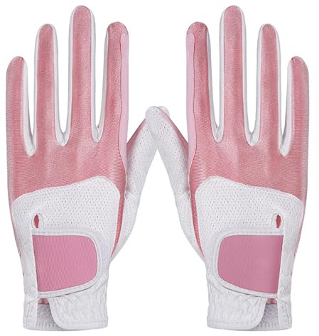 Tewzafiya Guanti da golf da donna, guanti da golf da donna, guanti da golf antiscivolo per ragazze, guanti leggeri | eleganti guanti da golf per tutte le stagioni per donne e ragazze