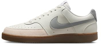 Nike Men's Court Vision Low Shoes, Sail/Light Smoke Grey-Light Orewood Brown-White, 12.5