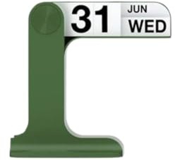 Semplice Calendario da Scrivania a Sfogliare con Ornamenti, Calendario da Ufficio 2025 da Scrivania, Ornamenti da Scrivania Mensili, Settimanale, Quotidiano, Calendario Perpetuo, (5 colori)