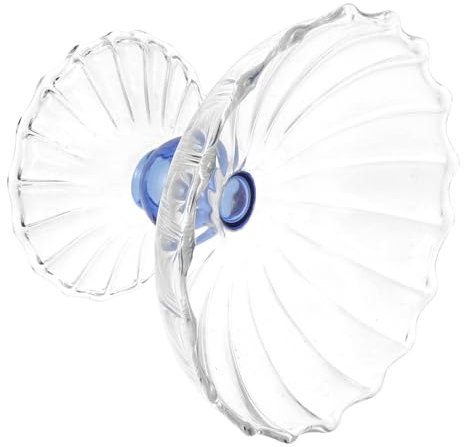 Amosfun Coupe à Fruits En Verre Vintage 350 Ml Bol à Trifle Sur Pied Verre Transparent Usage Familial Multifonction Décoration Salon Table Basse Plat Pour Fruits Et Bonbons