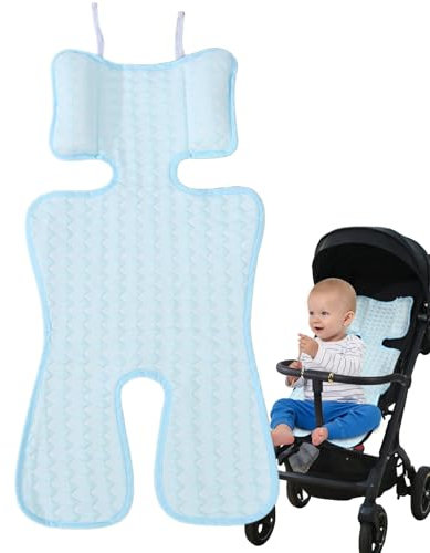 Cojín Refrescante para Silla De Paseo, Cojín Térmico para Silla De Coche De Bebés, Funda Transpirable para Silla De Coche, Cuna, Trona Y