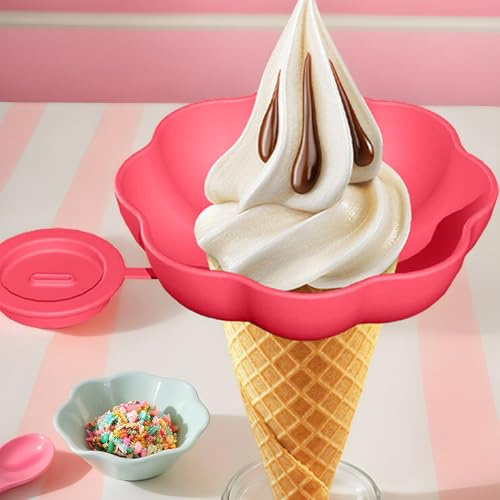 4 soportes para helados sin para niños, soporte reutilizable para helados, soporte de silicona sin BPA para niños pequeños