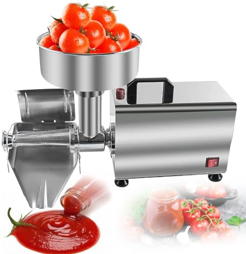 Passapomodoro Elettrico Colino elettrico commerciale, macchina per marmellate 220V/110V, macchina per macinare gli alimenti in acciaio inossidabile, macchina per salse, spremiagrumi
