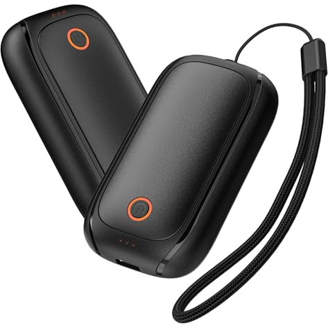 2er-Pack Wiederaufladbare Handwärmer, Magnetische Elektrische Handwärmer Taschen, 12 Stunden Maximale Heizzeit, Geschenke für Damen und Herren
