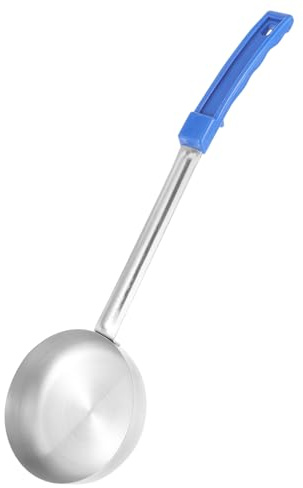 Healifty Cuillère De Contrôle Des Portions En Acier Inoxydable 8 Oz Louche à Sauce à Pizza Fond Plat Cuillère De Service Cuisine Maison