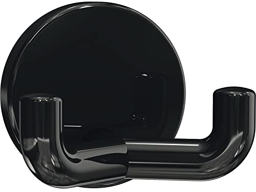 HEWI Doppel-Wandhaken | Polyamid tiefschwarz 90 | 1 Stück | 477.90.025