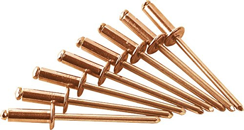 Kupfer - Blindnieten 50 Stück 4 x 6 mm