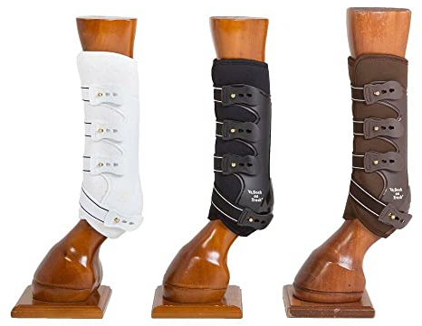 Back on Track Royal Work Boots Dressurgamaschen Hindleg NEU (M/VB, weiss)