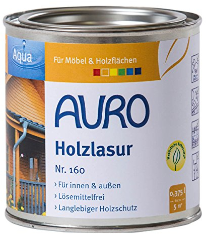 Auro Holzlasur Aqua (0,375 Liter, braun)