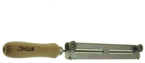 Stihl 5605 750 4327 4 mm 5/32 Datei-Halter komplett mit Feile für Schärfarbeiten 1/4-Zoll und 3/8 Picco Kette