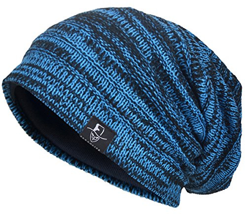 VECRY Herren Slouchy Stricken Übergroße Beanie Skull Caps Künstlerische Hüte