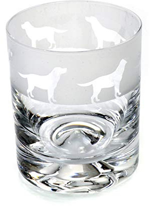 Animo Glass Labrador Whisky Tumbler