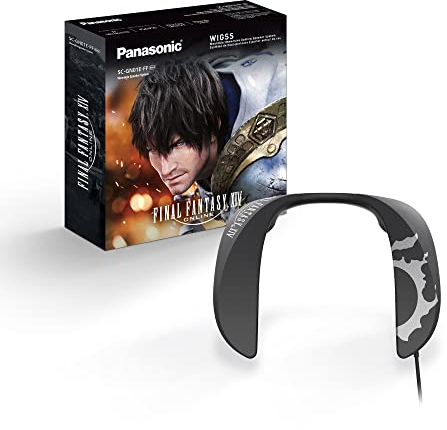 Panasonic SC-GN01-FF Gaming Final Fantasy Nacken-Lautsprecher (Limited Edition, eingebautes Mikrofon, USB, leicht, auch perfekt für Home Office) schwarz