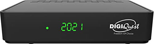 DIGIQUEST Decoder Digitale Terrestre DVB-T2 G9 | Mediaplayer, Doppio telecomando di cui uno con tasti grandi e 2 in 1 per utilizzarlo anche per la tua TV | Ideale anche per barche e camper